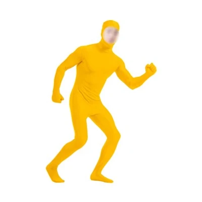 Afbeelding van lucky baby store Jumpsuit voor heren met open gezicht, elastaan, Geel.