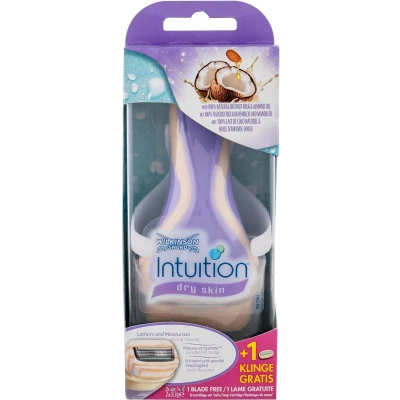 Afbeelding van Wilkinson Intuition Dry Skin Cocos &amp; Almond houder + 1 Extra Scheermes