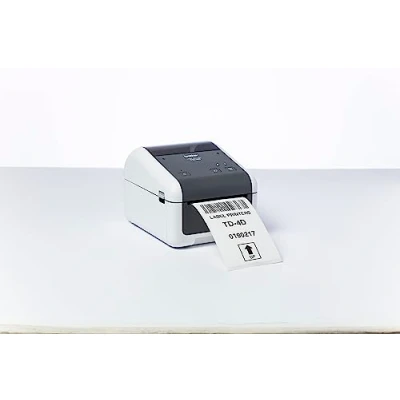 Afbeelding van Brother TD4210D Labelprinter Thermisch 203 x dpi Antraciet, Wit USB, RS 232