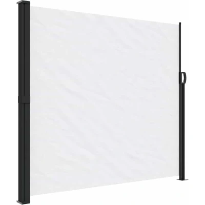 Afbeelding van Windscherm uittrekbaar 180x600 cm wit