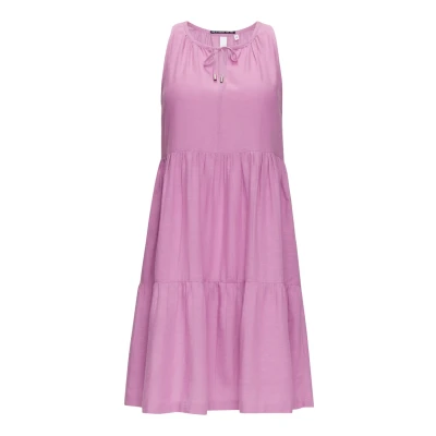 Afbeelding van QS Jurk, Dames, Maat: 42, Lavendel