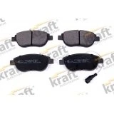 Afbeelding van KRAFT 6003322 Remblokkenset Vooras Incl. slijtage waarschuwingscontact FIAT: Punto Evo Hatchback, BRAVO 2, Grande Hatchback