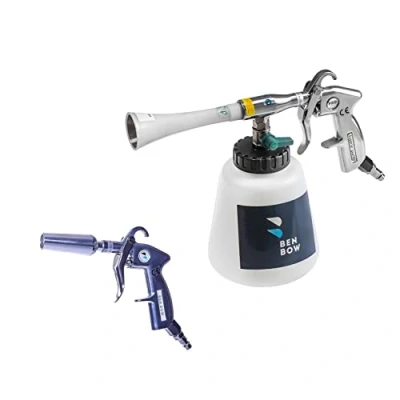Afbeelding van BenBow Classic persluchtreinigingspistool en blaaspistool met Venturi mondstuk perfecte oplossing voor een grondige reiniging van auto&#039;s snel drogen