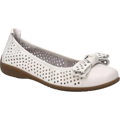 Afbeelding van Josef Seibel Fenja Ballerina&#039;s, Dames, Maat: 37, Weiss Leer