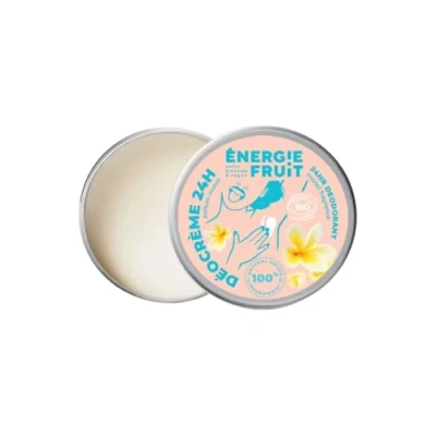 Image de ENERGIE FRUIT Déodorant crème Parfum Monoï BIO certifié par ECOCERT