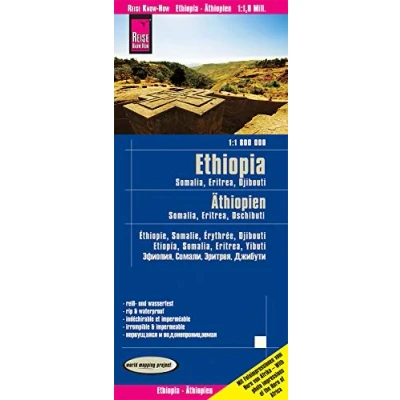 Afbeelding van Reise Know How Landkarte Äthiopien, Somalia, Eritrea, Dschibuti (1:1.800.000)