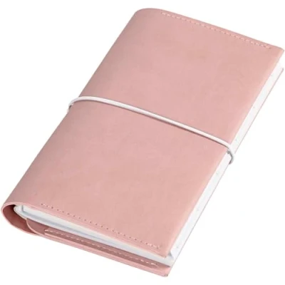 Afbeelding van Planner / Bulletjournal, afm 10x18x1,5 cm, 1 stuk, roze