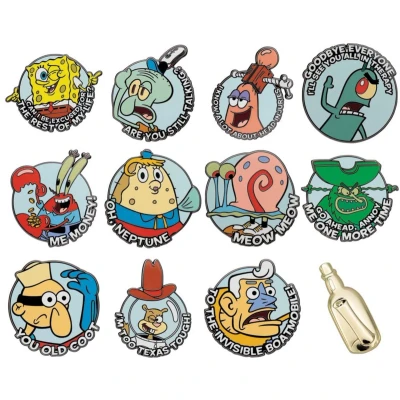 Afbeelding van Fanattik, Pin, SpongeBob SquarePants Pin Display Mystery Badge (12)