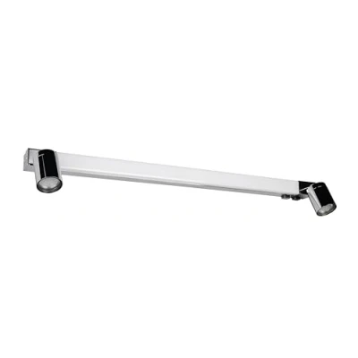 Afbeelding van Trio Leuchten LED badkamerlamp ENRICO 281479306, verchroomd metaal, 9 Watt LED, excl. 2x GU10, lichtkleur instelbaar