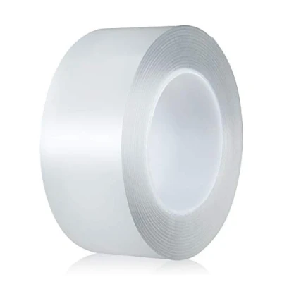 Afbeelding van Geoyien Autobeschermfolie, transparant, lakbeschermingsfolie, beschermfolie, zelfklevend, randbescherming, autodeur, drempel sticker, 5 cm x 10 m