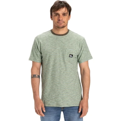 Afbeelding van Quiksilver Kentin Ss Pocket Heren T shirt Eqykt04361 cre3 Kleur Bruin Maat XL