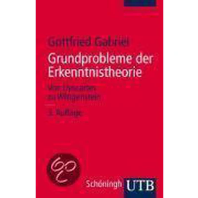 Afbeelding van Grundprobleme der Erkenntnistheorie