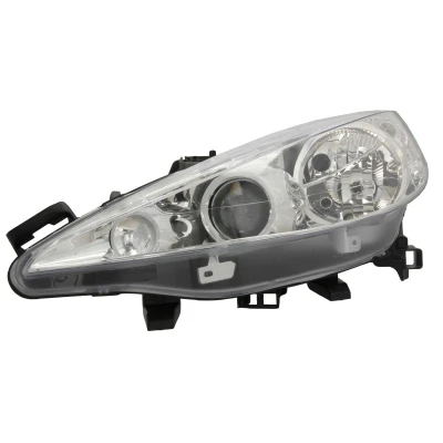 Afbeelding van TYC 20 1062 05 2 Koplampen Links H7/H1/H7 Met hoeklamp voor rechtsrijdend verkeer elektromotor PEUGEOT: 207 Hatchback, SW, CC