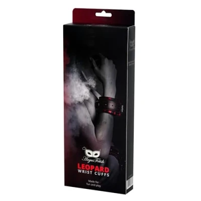 Afbeelding van Argus Leopard Wrist Cuffs Luxe Handboeien Panther Look AF 001019