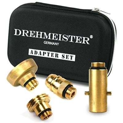 Afbeelding van Drehmeister LPG W21.8 Adapterset met koffer, voor gasvoertuigen, alle Europese auto gasadapters (W21.8)