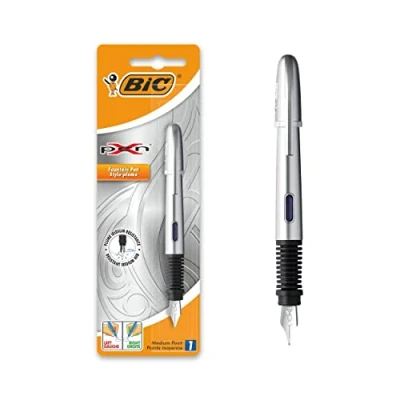 Afbeelding van BIC Vulpen Select X Pen Chroom, pak van 1 stuk