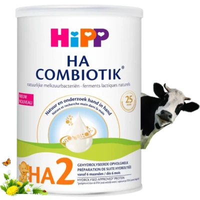 Afbeelding van HiPP HA 2 Combiotik Baby Opvolgmelk 800 GR Vanaf 6 Maanden