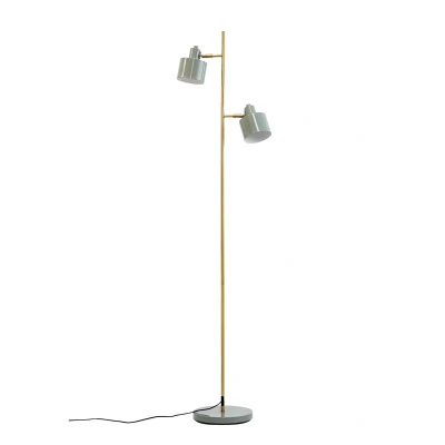 Afbeelding van Oceaan olijf/messing vloerlamp Olijf