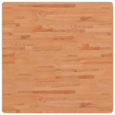 Afbeelding van Tafelblad vierkant 90x90x1,5 cm massief beukenhout