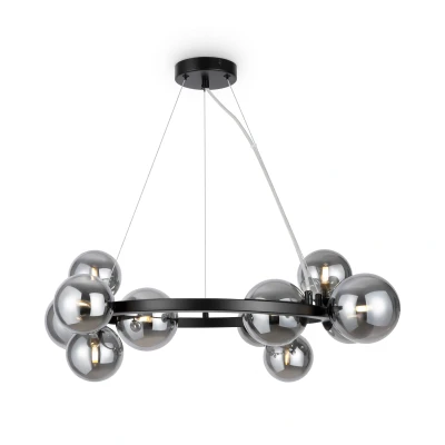 Afbeelding van Maytoni Hanglamp Dallas Zwart Ø67