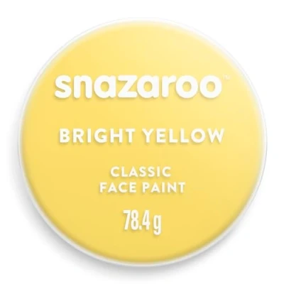 Image de Snazaroo Peinture Pour Visage et le Corps, Maquillage Déguisement, Enfants Adults,Fard 75 ML, Couleur Jaune