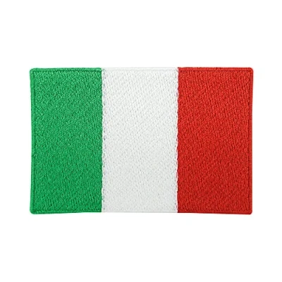 Afbeelding van Italiaanse vlag om op te strijken patch met vlag, strijkpatch, wereldkampioenschap, strijkpatch Finally Home
