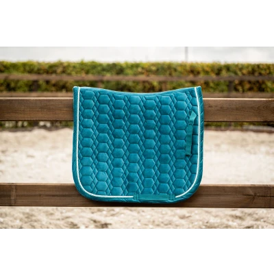 Image de HB Showtime Tapis de Selle Velvet Dressage Smaragd Green Full
