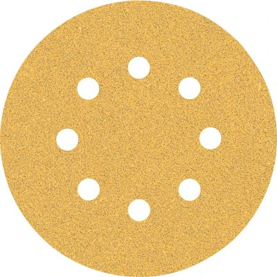 Image de BOSCH 2608900804 Feuille abrasive Expert C470 Best pour le bois et la peinture, diamètre 125 mm, grain 60, 8 trous (5 pcs)