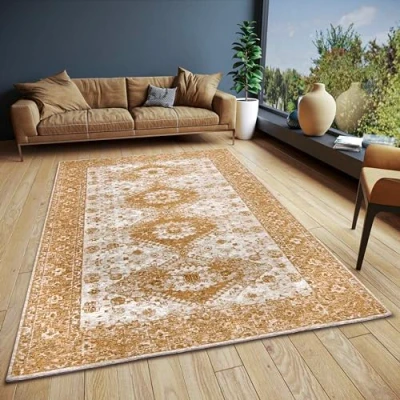 Afbeelding van Laagpolig Vloerkleed Pare 120x180cm Bruin 123vloerkleed.nl is de online webshop voor vloerkleden en woonaccessoires.