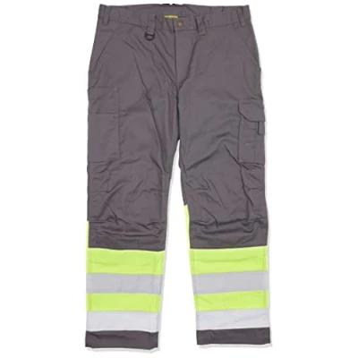Afbeelding van Blaklader Werkbroek High Vis 1564 1811 Medium Grijs/High Geel D88