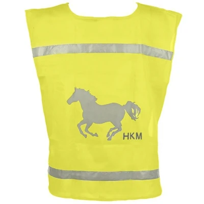 Afbeelding van HKM Reflecterend Vest Jr Fluo Geel/Zilver