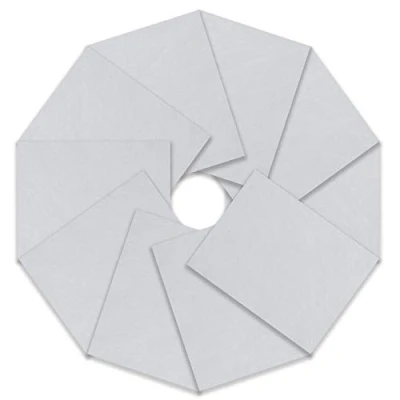 Afbeelding van Trimits 10 verpakkingen vilt, wit, 23 x 30 cm