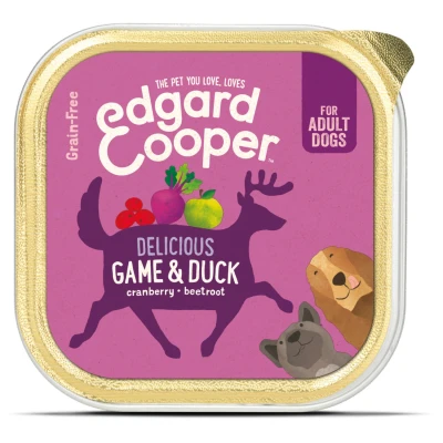 Afbeelding van Edgard&amp;Cooper Kuipje Game Duck Adult Hondenvoer Wild Eend Veenbes 150 g Graanvrij