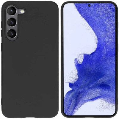Afbeelding van iMoshion Hoesje Geschikt voor Samsung Galaxy S23 Plus Siliconen EasyGrip Backcover Zwart