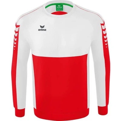 Afbeelding van Erima Six Wings sweatshirt rood/wit
