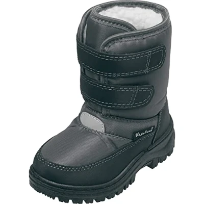 Afbeelding van Playshoes snowboots klittenband uni grijs