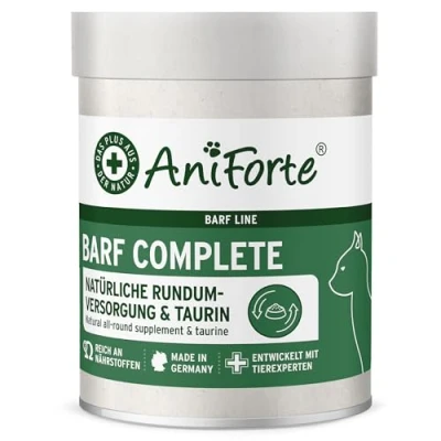 Afbeelding van AniForte complete poeder voor rauwe voeding, 100 g, barf voeding katten