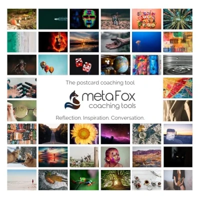 Afbeelding van metaFox Originele motiverende ansichtkaartenset, een set met 52 ansichtkaarten voor coaching en therapie