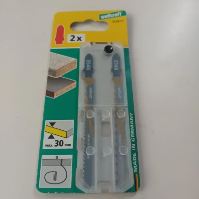 Afbeelding van Wolfcraft 3546000 Decoupeerzaagbladenset 75mm Hout / Parket Kunststof (2st)