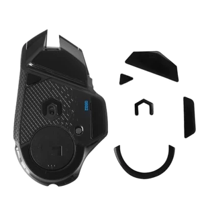 Afbeelding van kwmobile muis voeten sticker geschikt voor Logitech G502 wireless Computermuis glijder Stickers in zwart