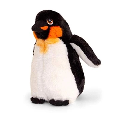 Afbeelding van Keel Toys pluche keizers pinguin knuffeldier wit/zwart staand 20 cm Pooldieren