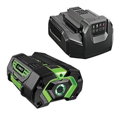 Afbeelding van EGO Power+ Parts BA2800T accu 5 Ah met brandstofmeter en standaard oplader CH2100