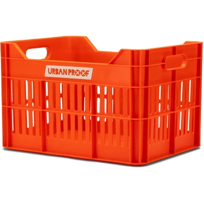 Afbeelding van Fiets Gerecyclede fietskrat Urban Proof Click 30 liter Oranje