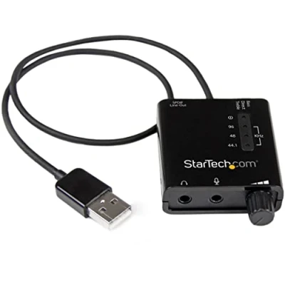 Image de StarTech.com carte son externe USB avec audio SPDIF numérique Convertisseur DAC