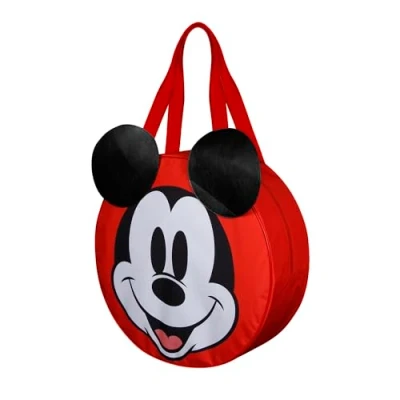 Afbeelding van Karactermania Disney Mickey Mouse Jumbo Strandtas Rood Zwart 42 L