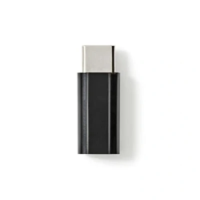 Afbeelding van USB C naar Micro adapter Nedis 2.0 (Zwart)
