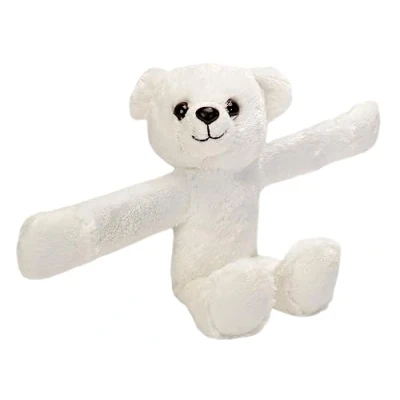 Afbeelding van Wild Republic Huggers Slap Pluche armband, cadeau voor kinderen, ijsbeer, pluche, 20 cm