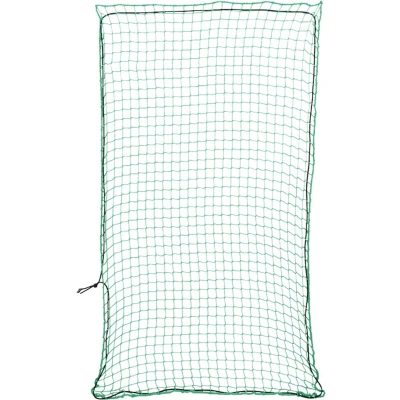 Afbeelding van vidaXL Aanhangwagennet elastisch touw 2,7x1,5 m polypropeen groen