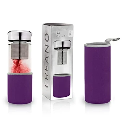 Afbeelding van Creano Theepot to go paars 400ml