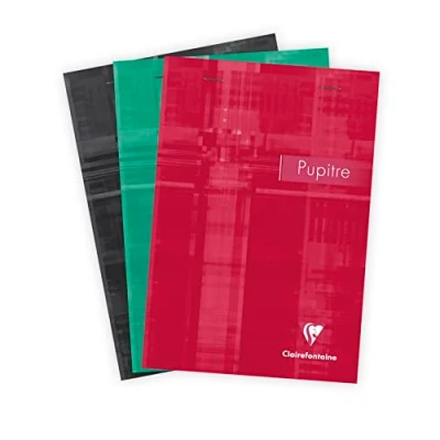 Afbeelding van Clairefontaine 6662C een notitieblok, geniet, 160 pagina&#039;s, afscheurbaar, 14,8 x 21 cm, 90 g, kleine ruitjes, omslag voor kaarten, willekeurige kleurkeuze